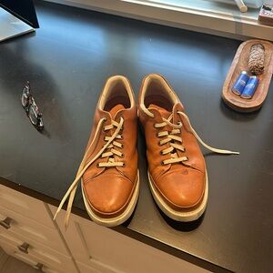 Samuel Hubbard tan brown leather shoes excellent condition
